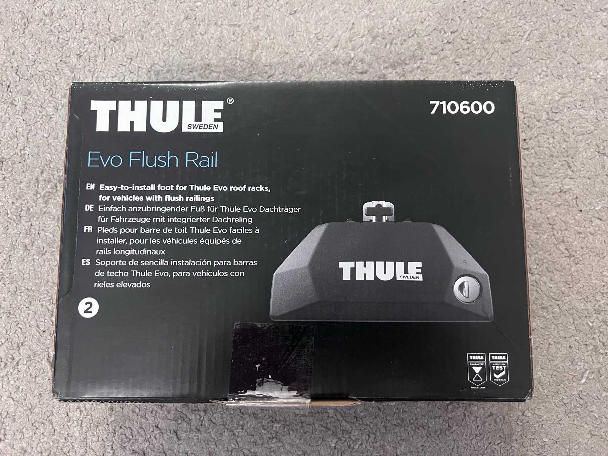Stopy Thule Evo Flush Rail 7106 - nowe