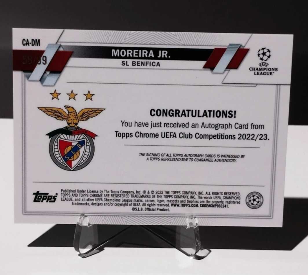 Card Auto E seriada /99 Diego Moreira JR