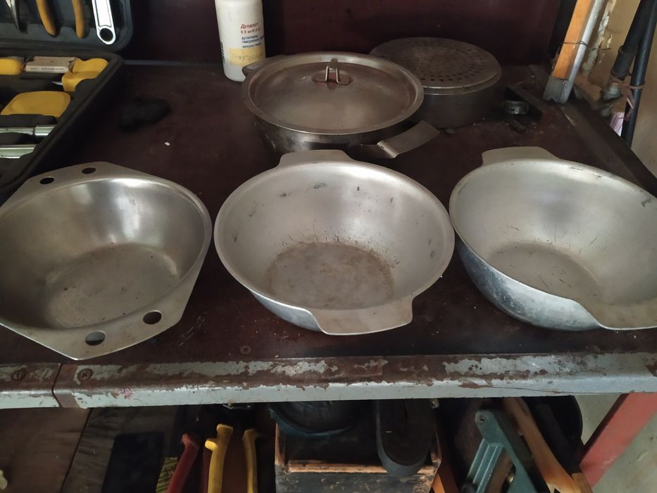 Миски нержавейка и алюминий