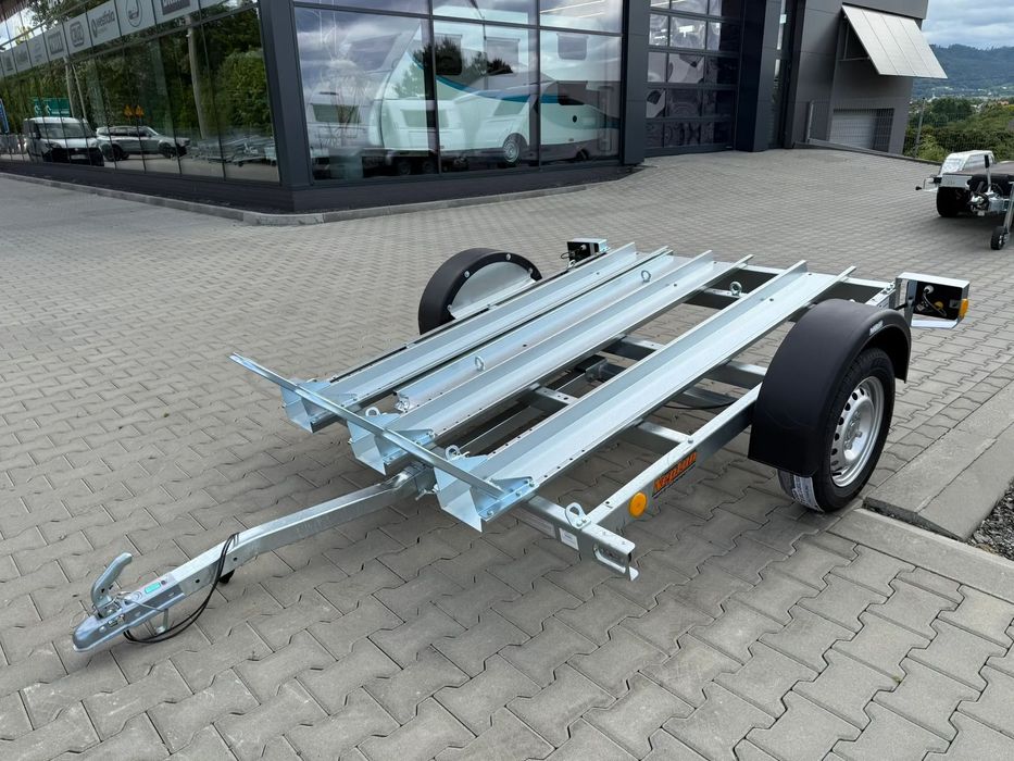 Neptun Motocyklowa MOTO 3 przyczepka pod 3 motocykle motory  Przyczepa pod 3 motocykle 750kg