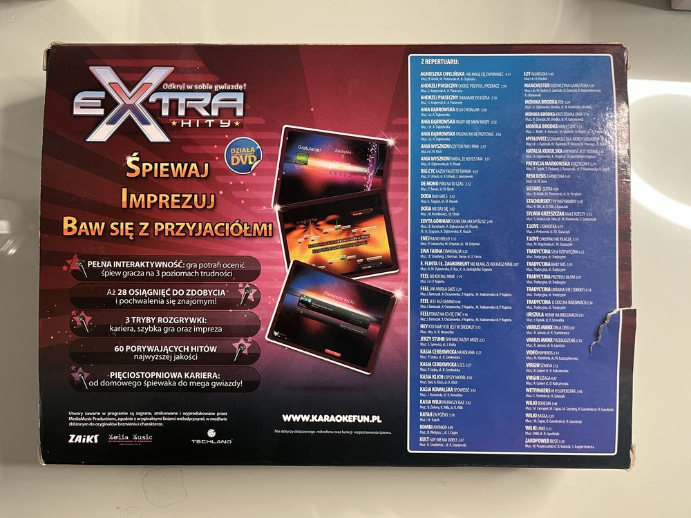 Extra hity zestaw karaoke