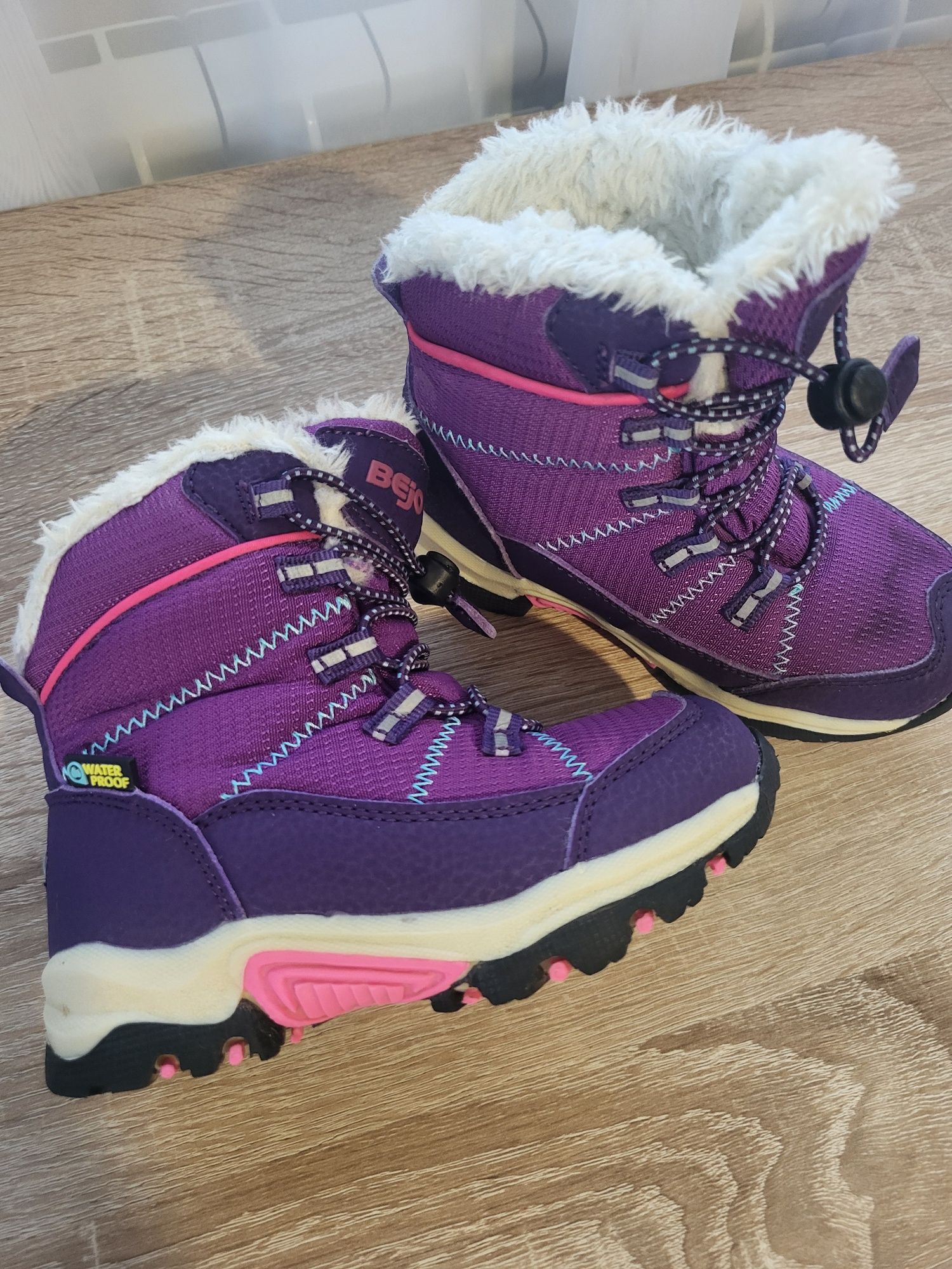 Buty zimowe śniegowce rozm 25 Bejo dziewczęce wodoodporne