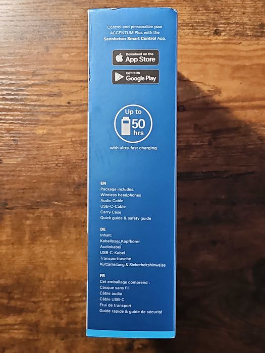 Sennheiser Accentum Plus Wireless (Czarny)
Słuchawki Wokółuszne