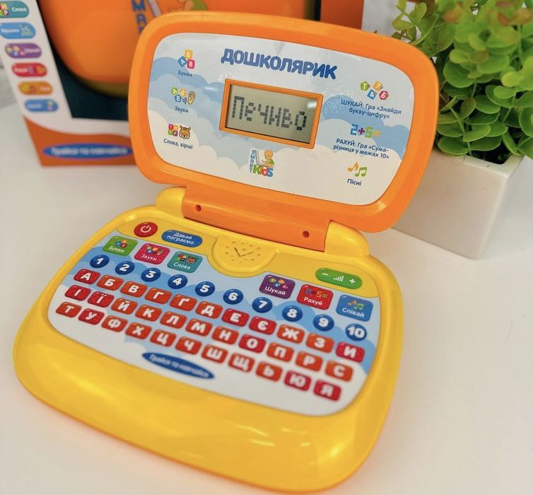 Дитячий навчальний ноутбук інтерактивна іграшка детский ноутбук