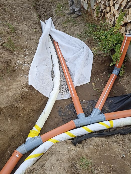 Септик каналізація під ключ гідроізоляція дренаж екскаватор водовідвед