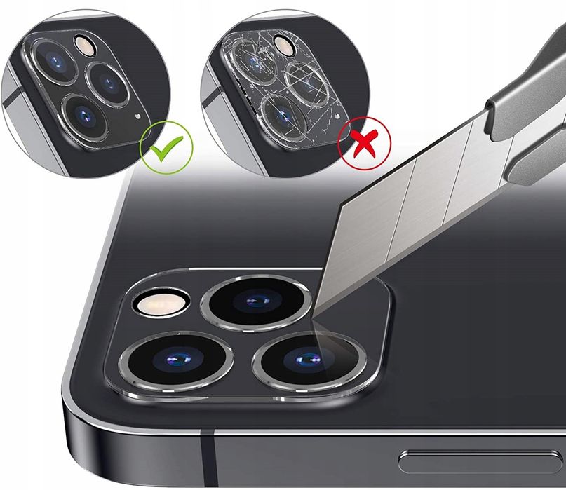 Szkło Hartowane Aparat Do Iphone 12 Pro Max Zestaw
