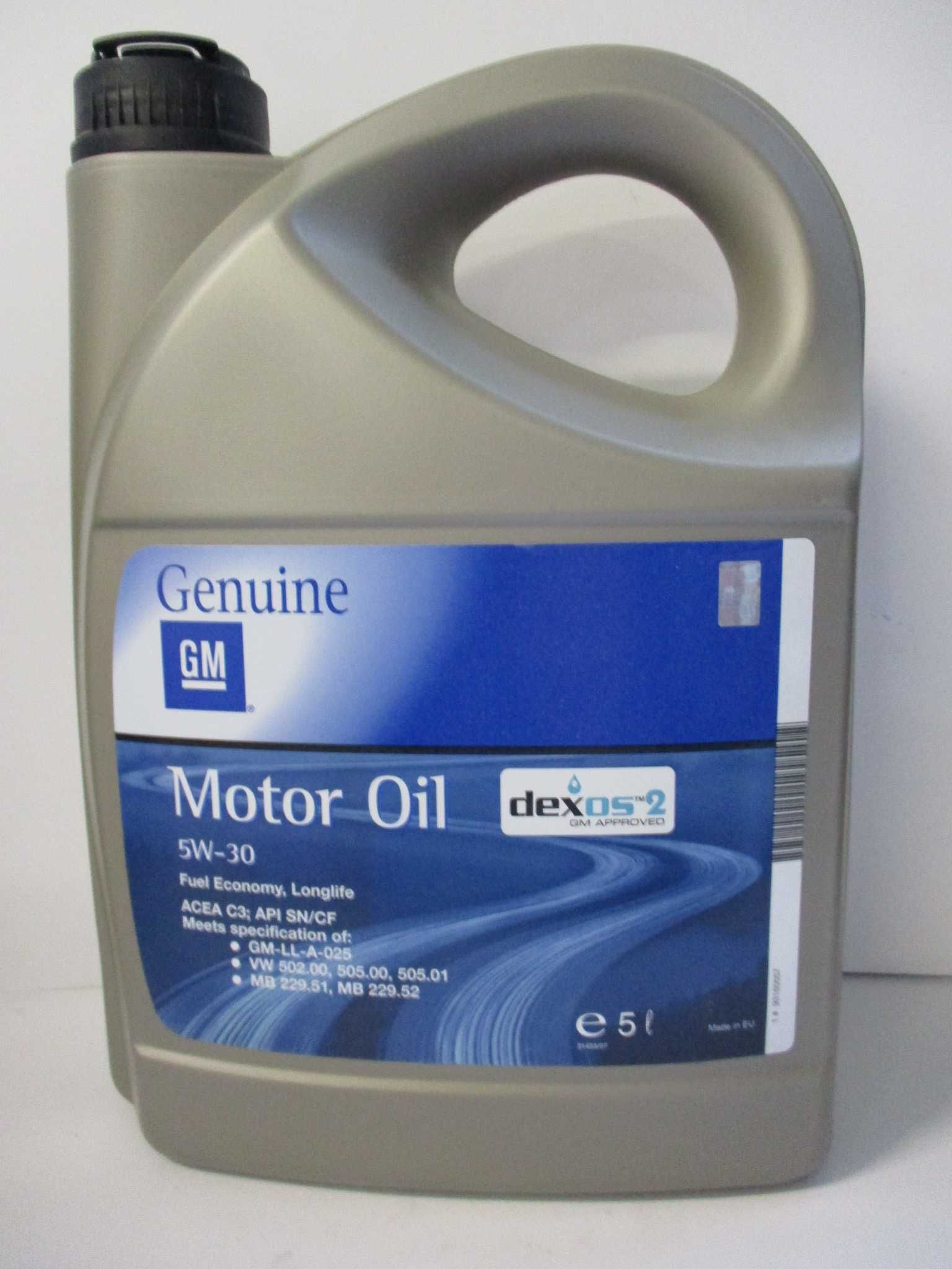 Olej GM Opel 5W30 5L DEXOS2 API SM/CF A3/B4 C3 Sklep Łódź-Bałuty