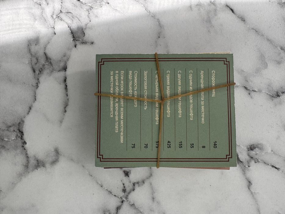 Настольна игра :«SHTETL» («Местечко»)