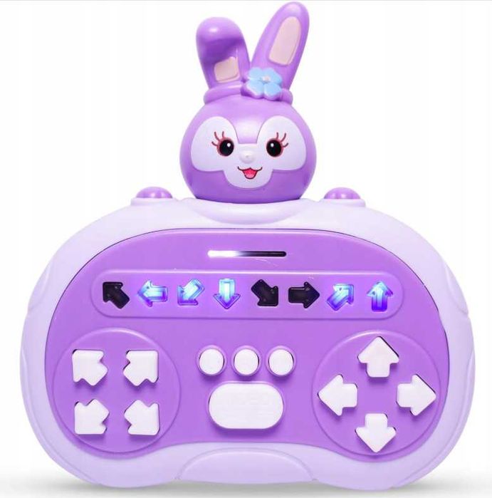 Automat do gier rytmicznych Zabawka antystresowa Fioletowy króliczek