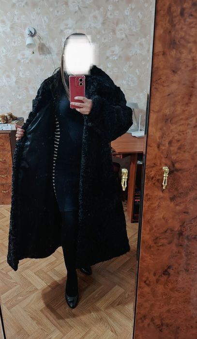 Шуба из каракуля