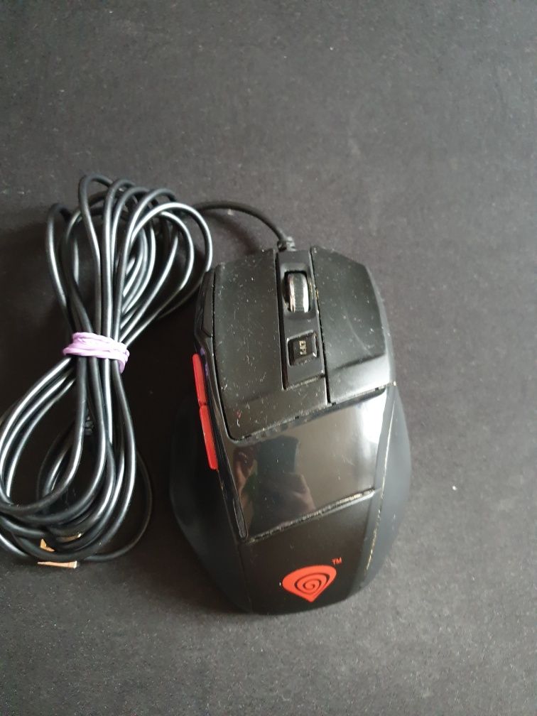 Myszka Genesis GM56X + podkładka STEELSERIES QCK Edge Large