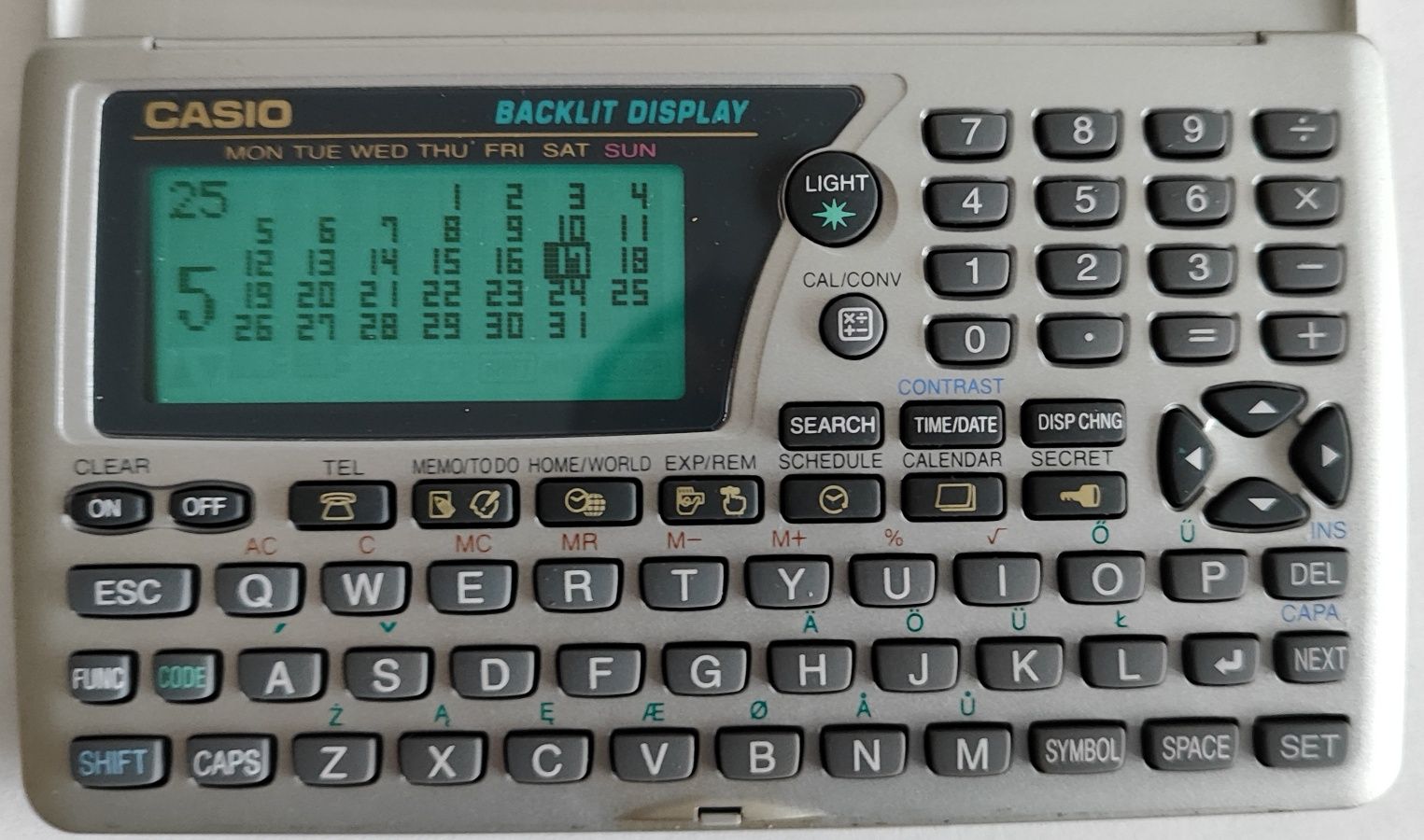 Organizer Casio .
