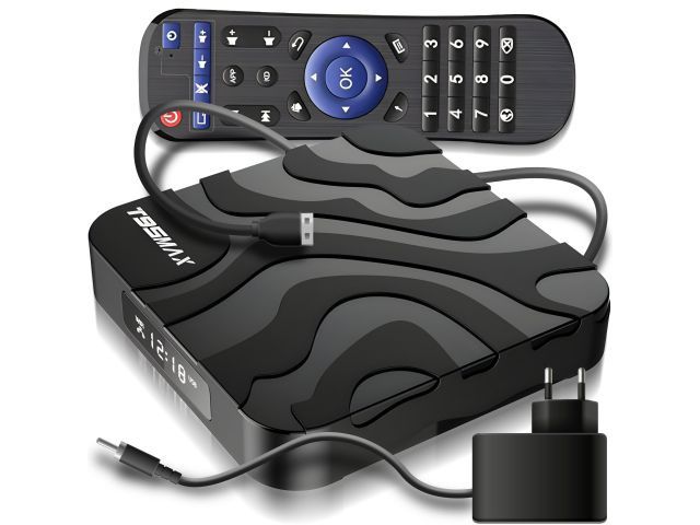 Smart Tv Box Android 9 64Bit 6K Wifi Hdr + Pilot