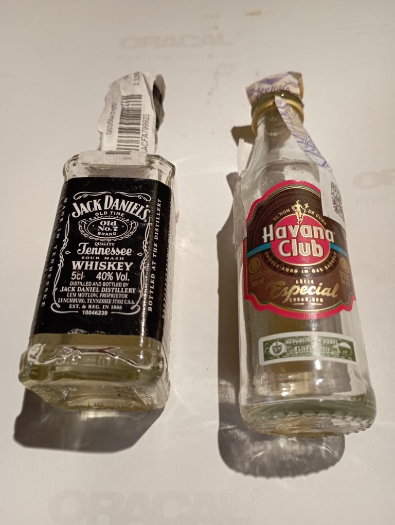 Бутылочки из под алкоголя мини