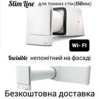 Зберігаючий тепло рекуператор Slim (150 м.м), Invisible (непомітний)