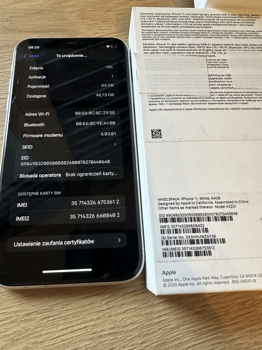 iPhone 11 64gb piękny