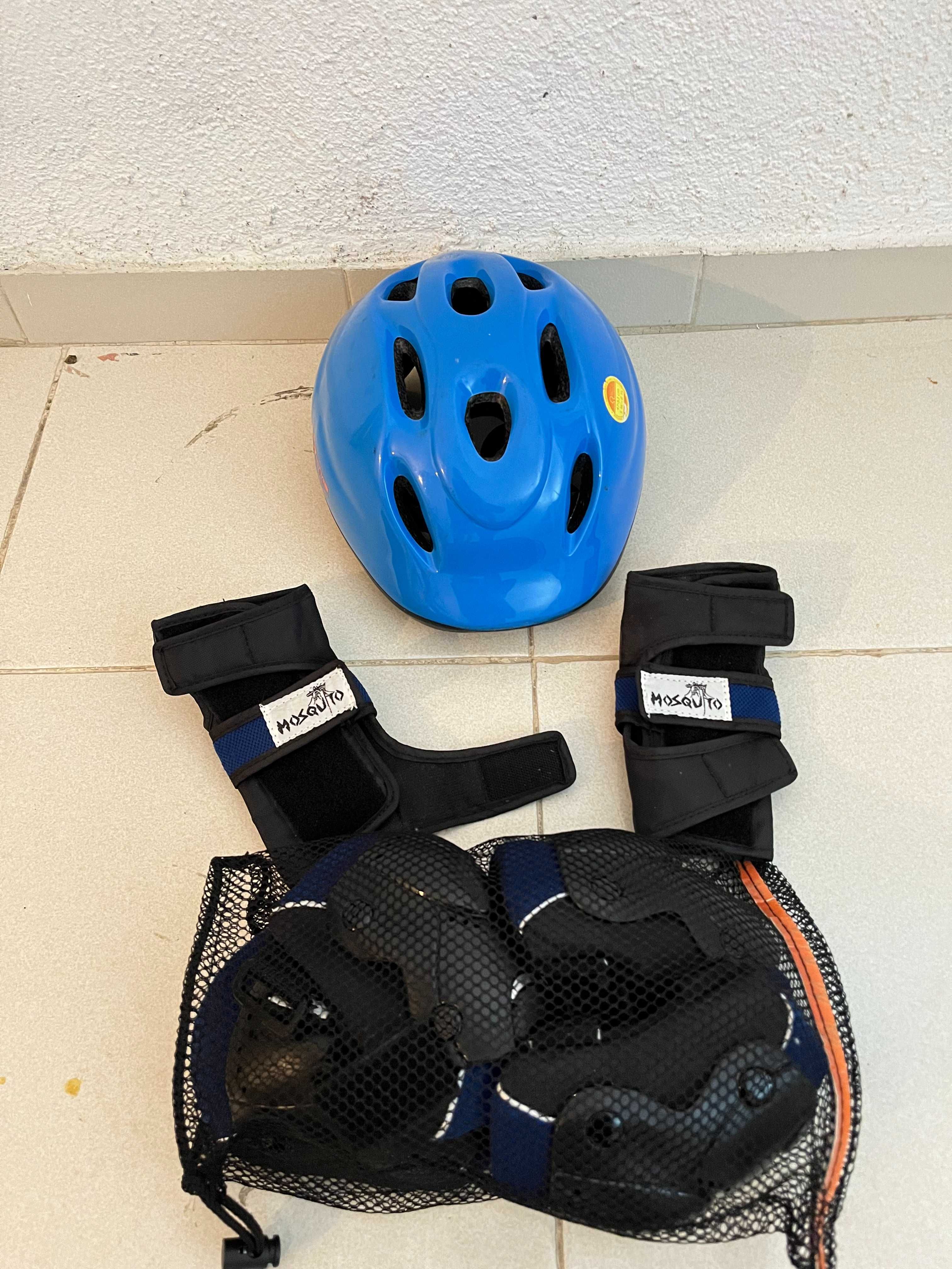 Equipamento de Proteção Skate/Bike até 10 anos