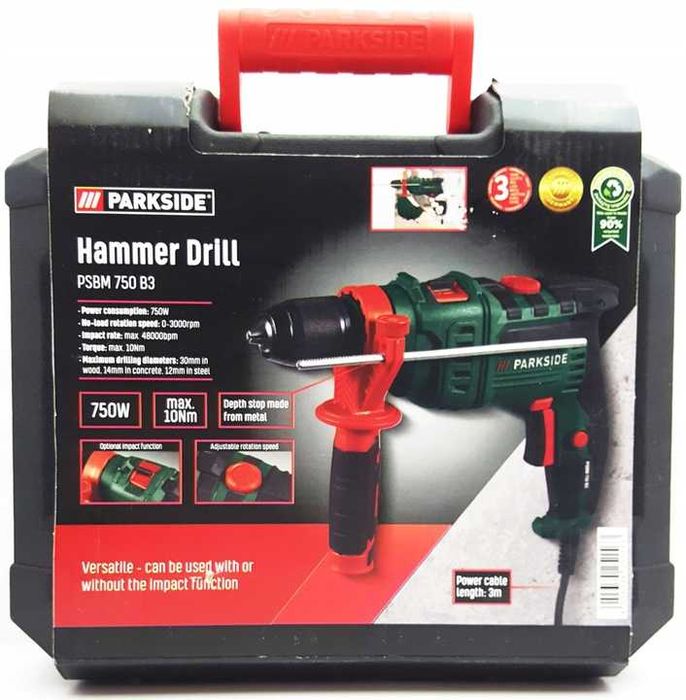 Parkside PSBM 750 B3 750W kabel 3m