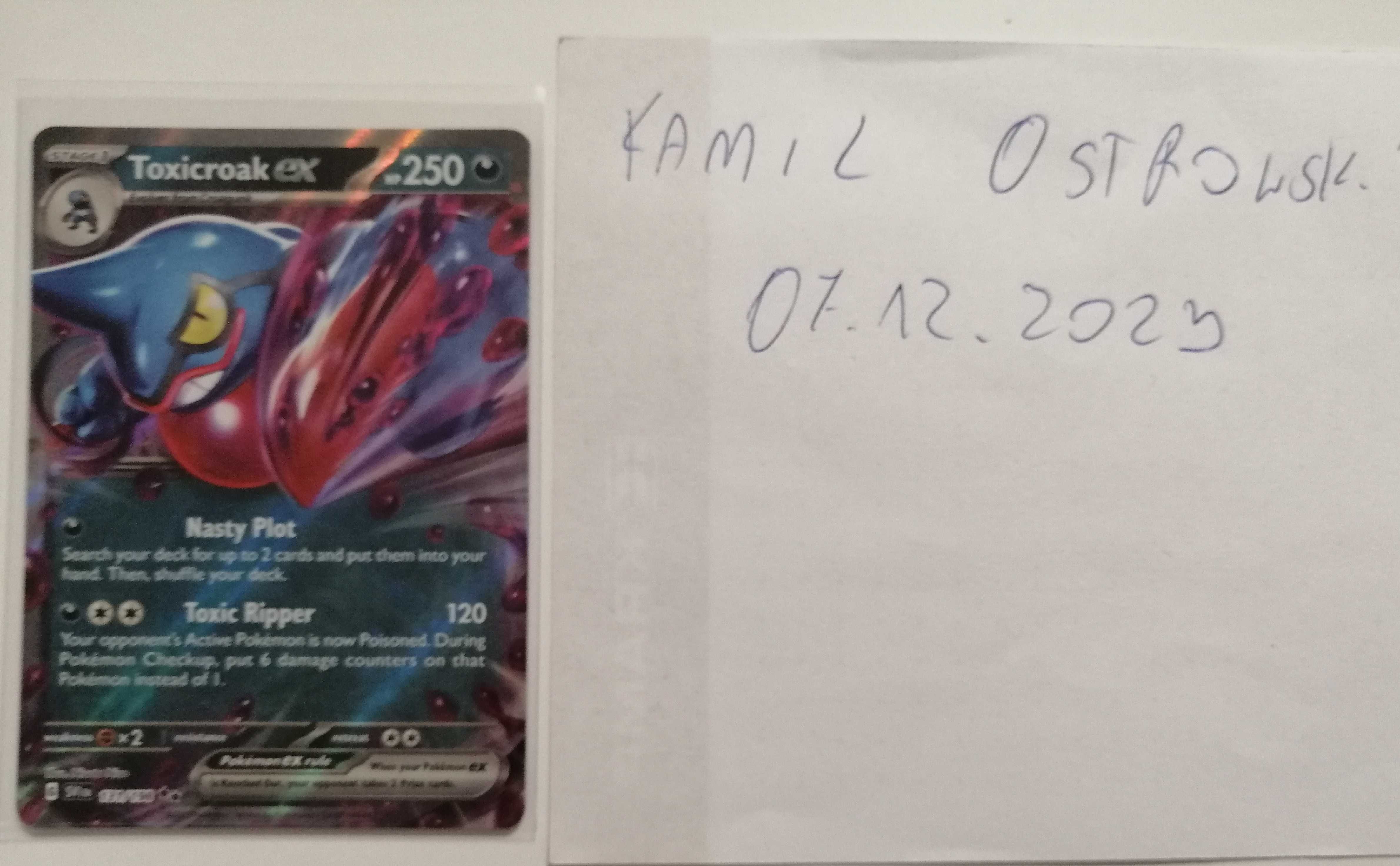 Karta Pokemon toxicroak ex (SVI 131)