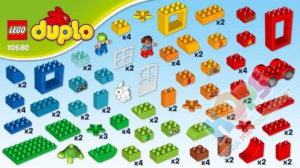 Lego duplo pudełko pełne zabawy 10580