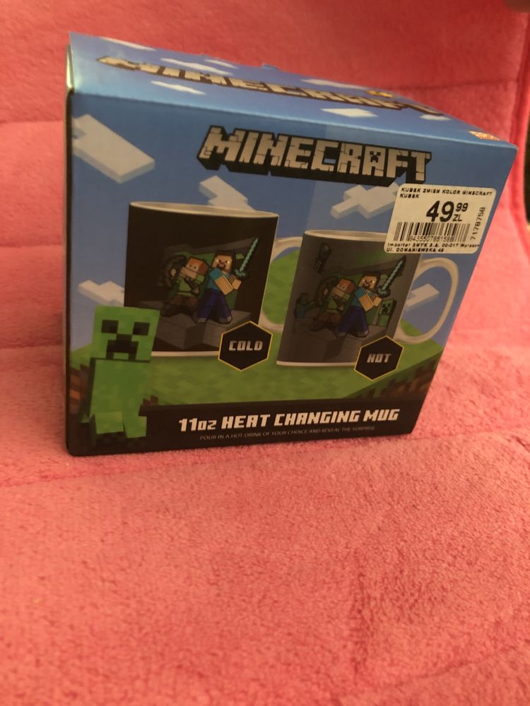 Kubek zmieniający kolor Minecraft