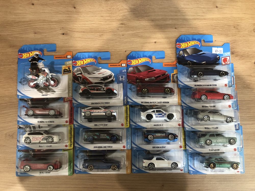 Hot Wheels JDM (Mazda, Nissan, Honda, Acura, Toyota) 2020 main