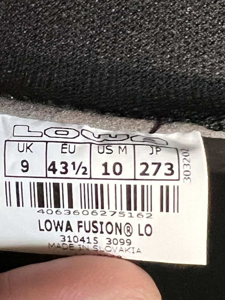 Чоловічі кросівки Lowa Fusion Lo 43,5 р.