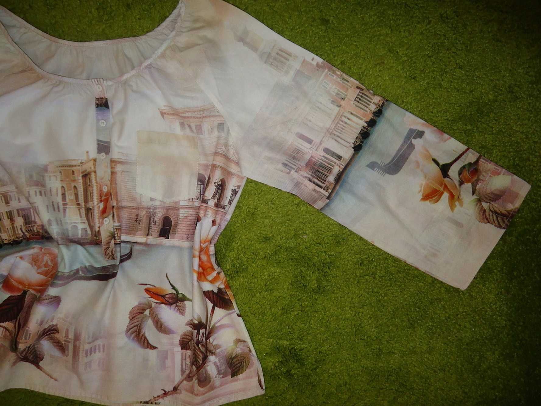 Рубашка блуза хлопок Lauren Massimo Dutti