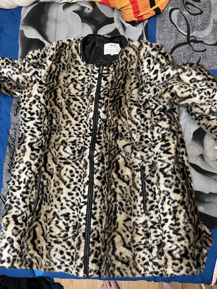 Куртка леопардовая