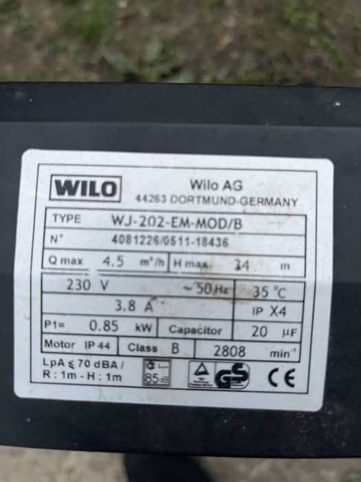 Насосна станція WIlO