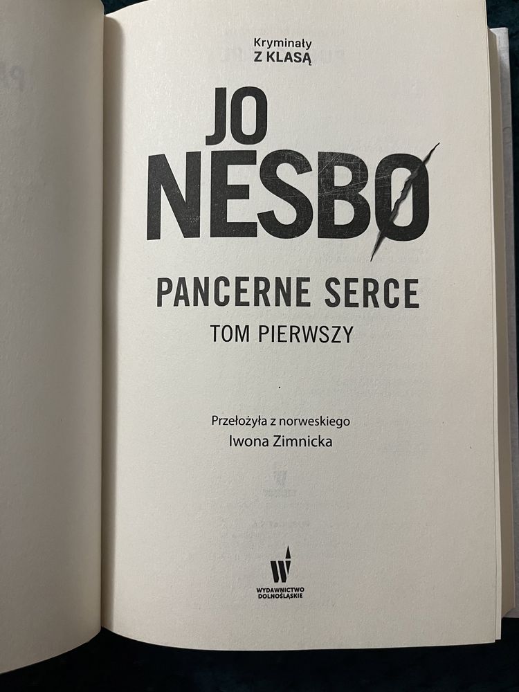 Jo Nesbo - Pancerne serce - tom I i II