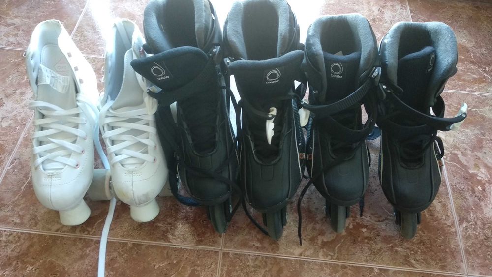 Patins em perfeitas condições.