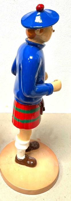 Tintin, figura em cerâmica com 50 cm de altura