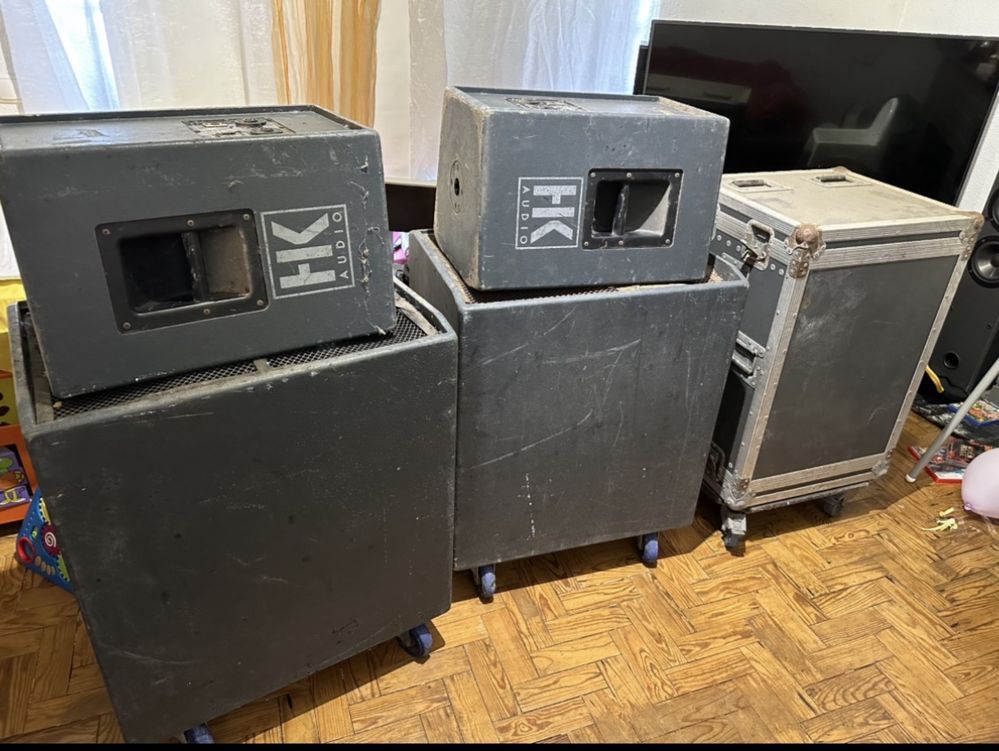 Pa hk passivo com amplificadores /rack
