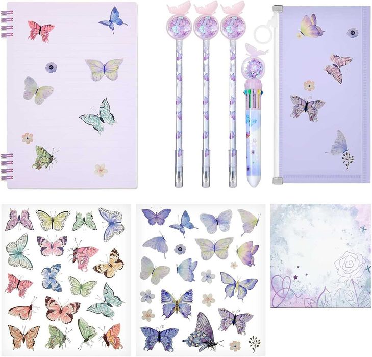 Zestaw kreatywny Dziennik pamiętnik notes do ozdabiania P1003