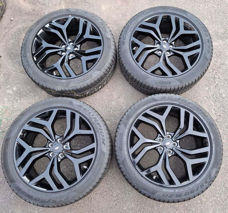 Oryginalne felgi Land Rover 20' 5x108 nowe + opony zima Pirelli
