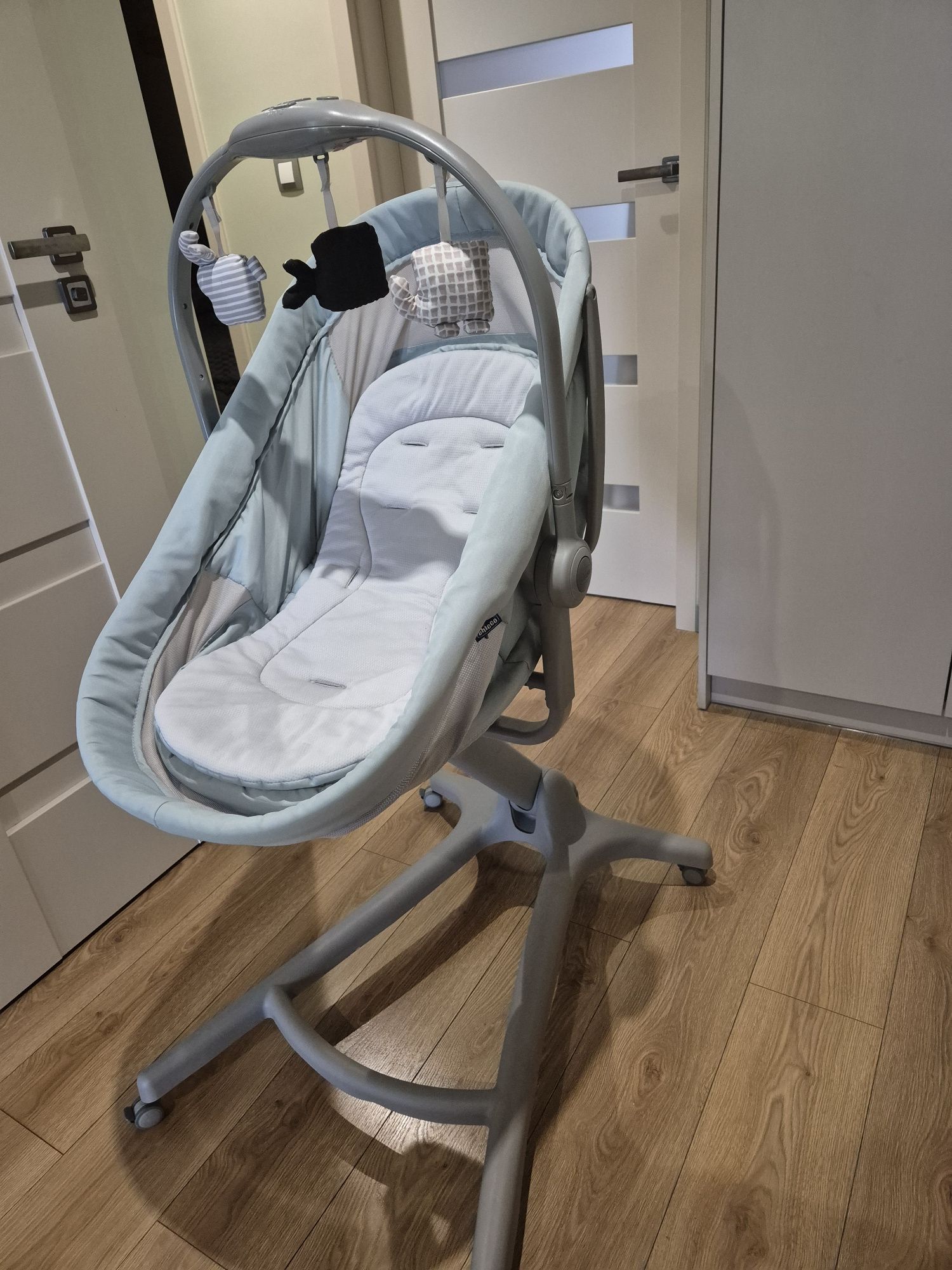 Chicco, Baby Hug 4in1 Air, kołyska, leżaczek, krzesełko
