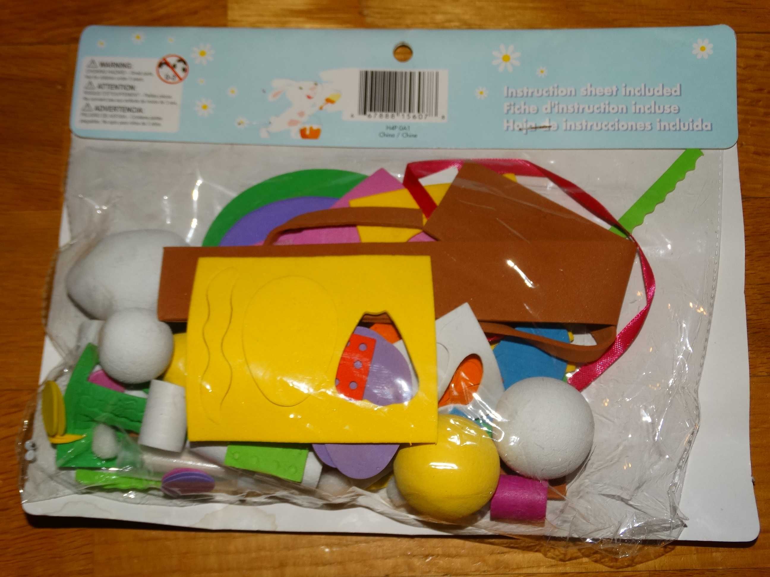 Easter Craft Pack Zestaw Hand Made Wielkanoc 3 modele do wykonania