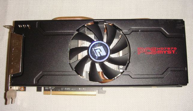 Видеокарта AMD PCS HD7870 MYST 2Gb требует ремонта