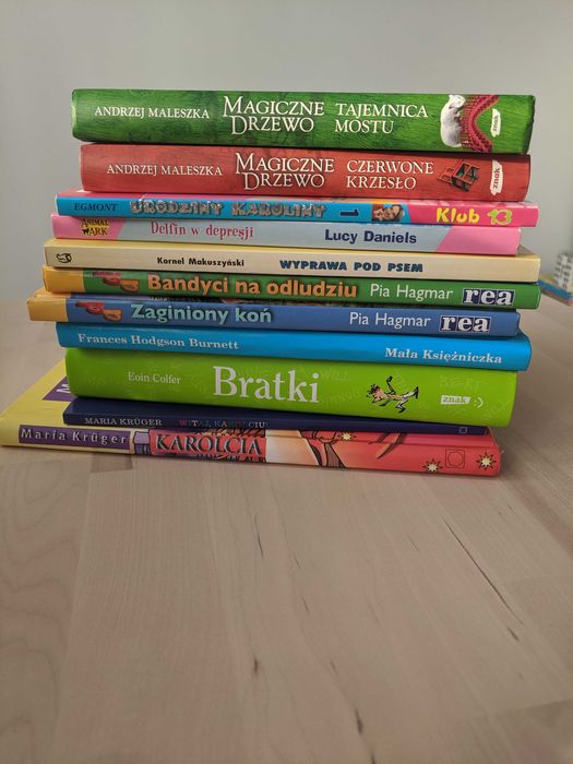 Zestaw 12 książek dla dziewczynki 7-10 lat