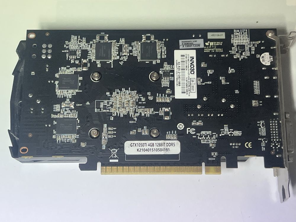 Placa GTX 1050TI 4gb 128bit ddr5