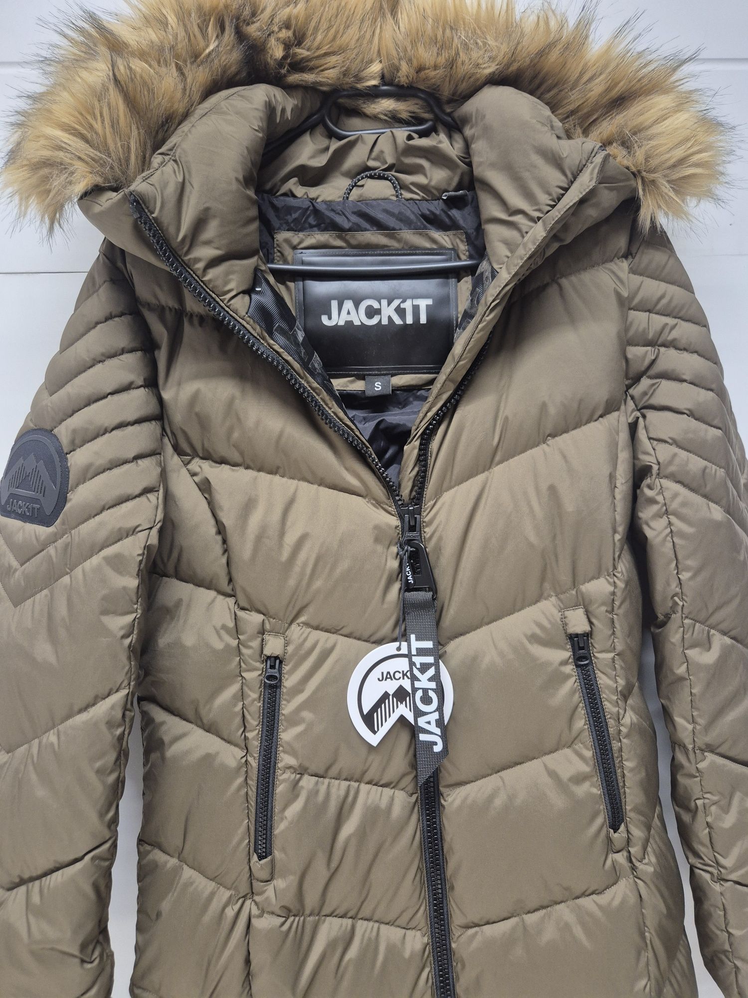 Płaszcz damski rozmiar S Jack1t khaki