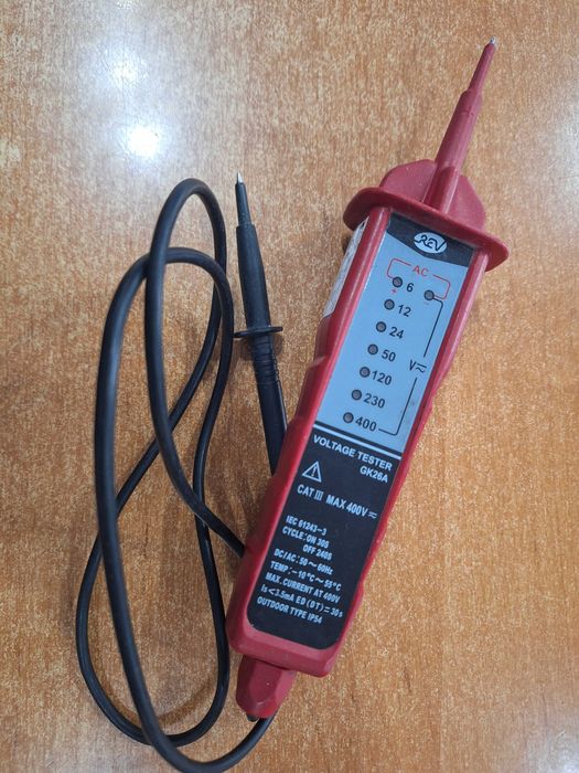 Miernik Rev GK26A tester napięcia 6-400V 2 biegunowy