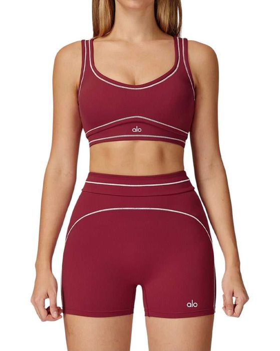 Топ Alo Yoga Pulse Bra Red