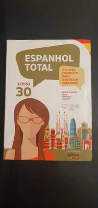 Livros: Curso Espanhol em 30 livros, CD e DVD