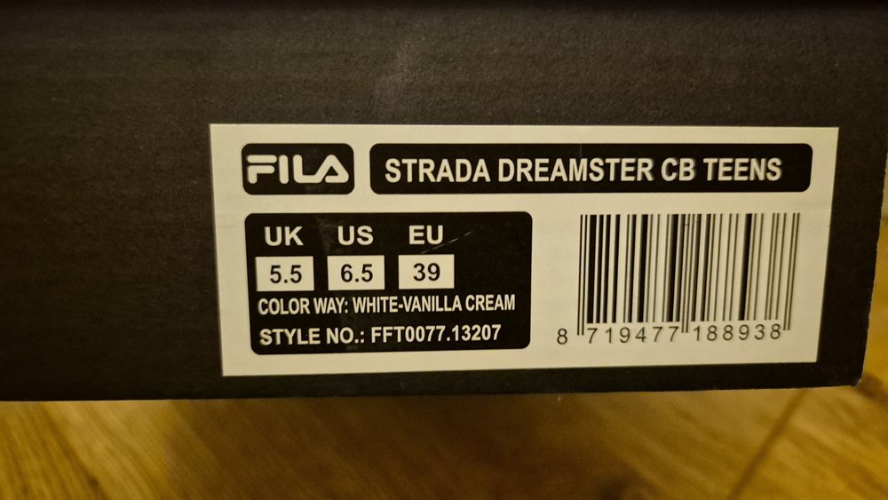 Nowe buty FILA Strada dreamster CB TEENS