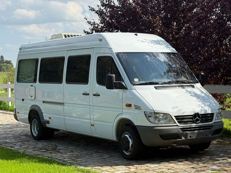 Mercedes-Benz Sprinter 416 Maxi 104 tys przebiegu Perfekcyjny Stan Webasto Klima Automat  Sprinter 416 Maxi 104 tys przebiegu Perfekcyjny Stan Webasto Klima Aut
