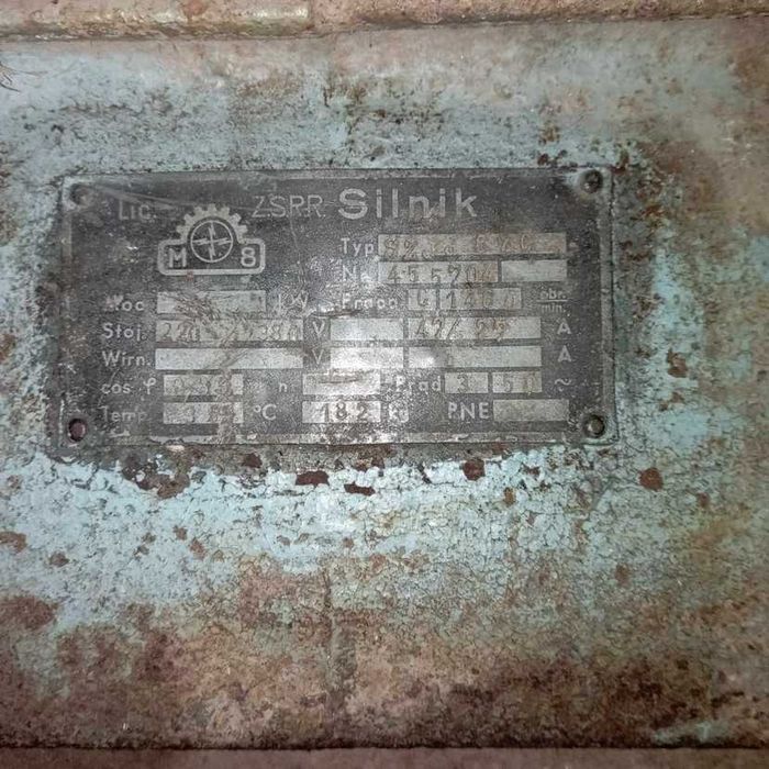 silnik trójfazowy ZSSR 14 kw 1460 obr/min