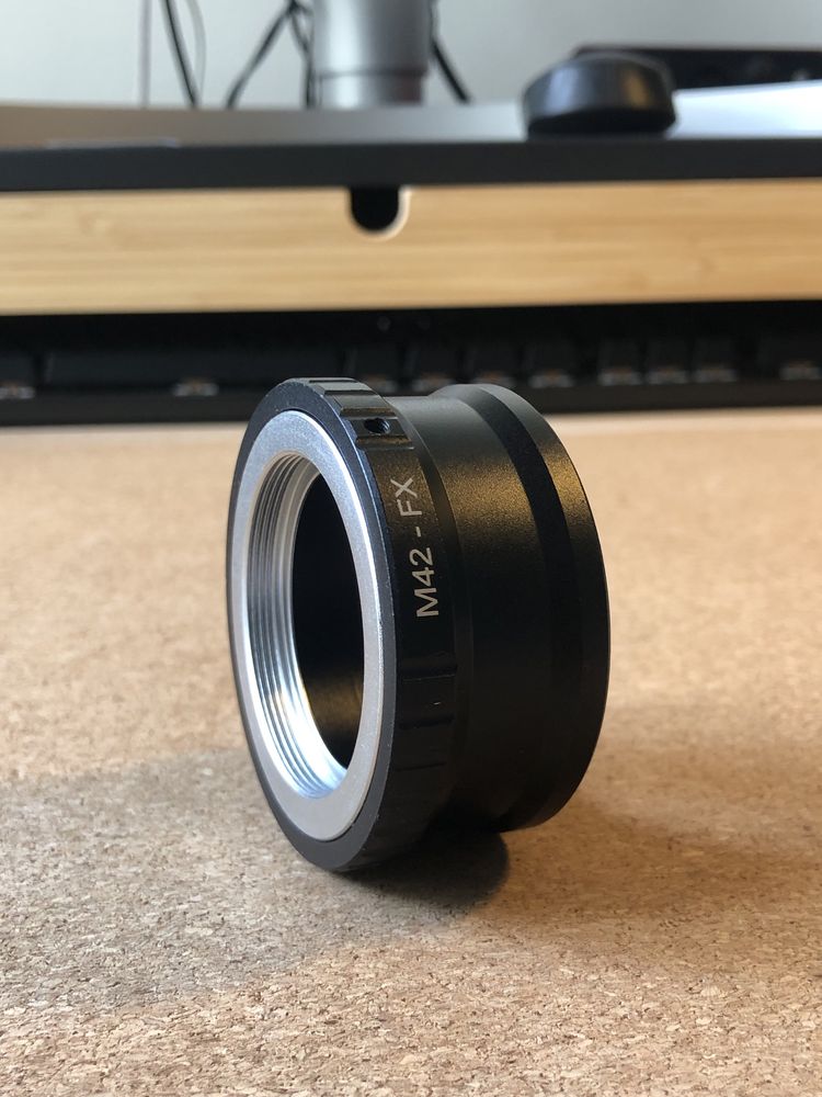 Adaptador de lentes m42 para Fuji (FX)
