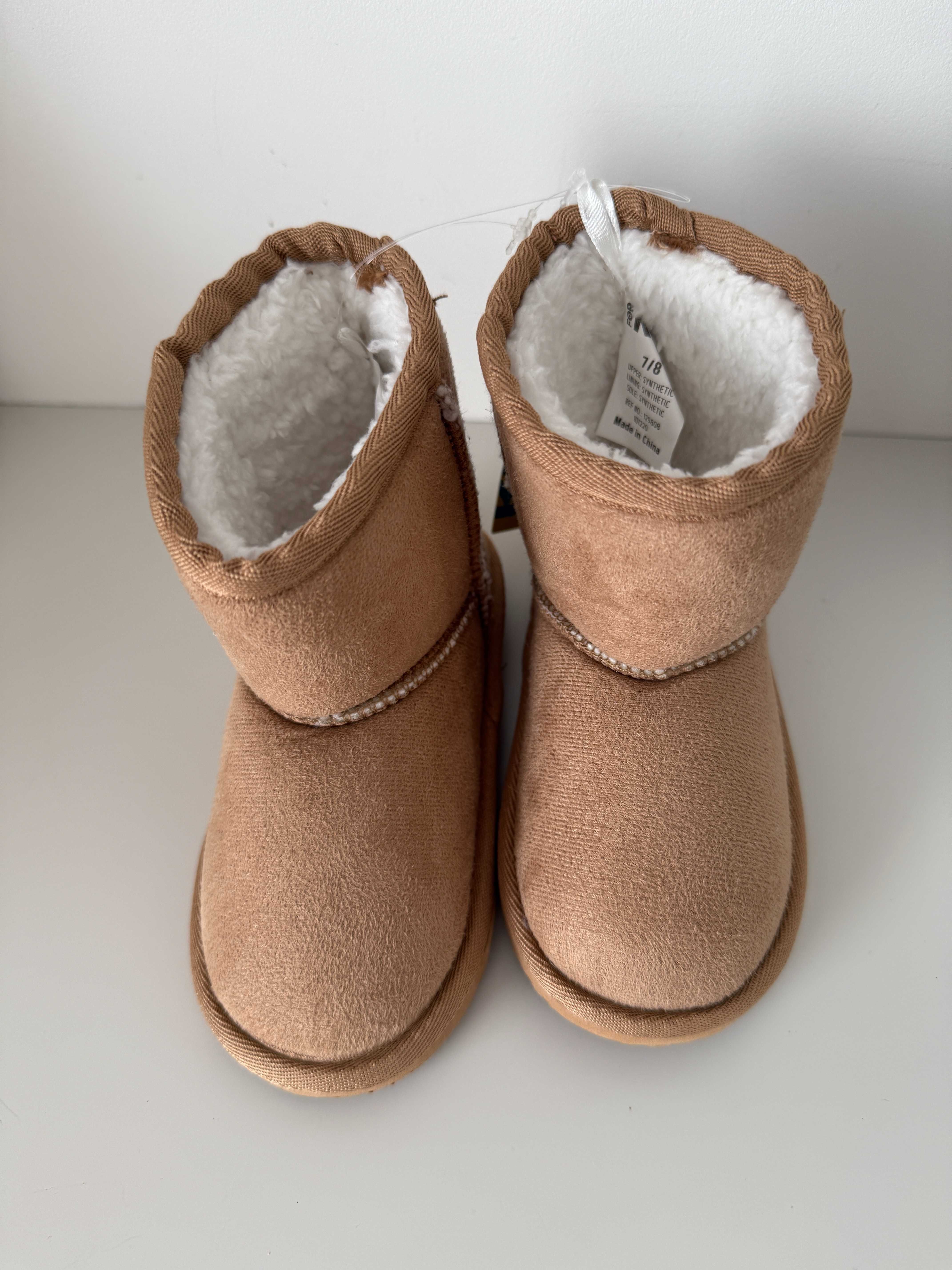 Nowe z metką Ciepłe buty śniegowce botki typu emu camel 24/25
